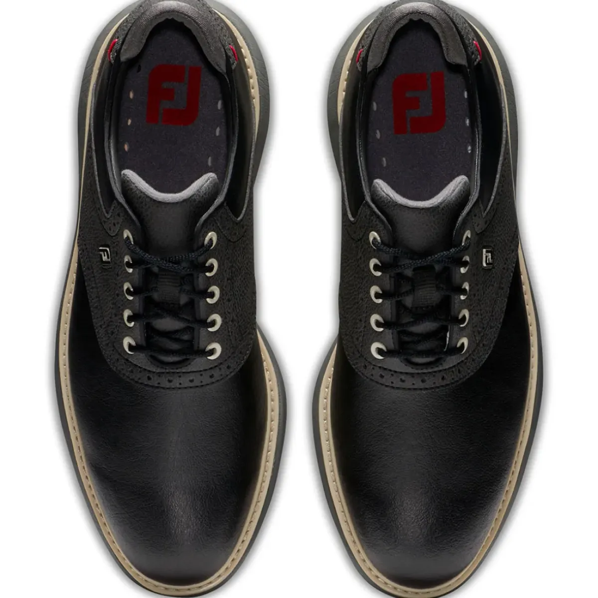 Online Men's Traditions Waterproof Spiked Golf Shoes Men's Waterproof Golf Shoes|Men's Spiked Golf Shoes