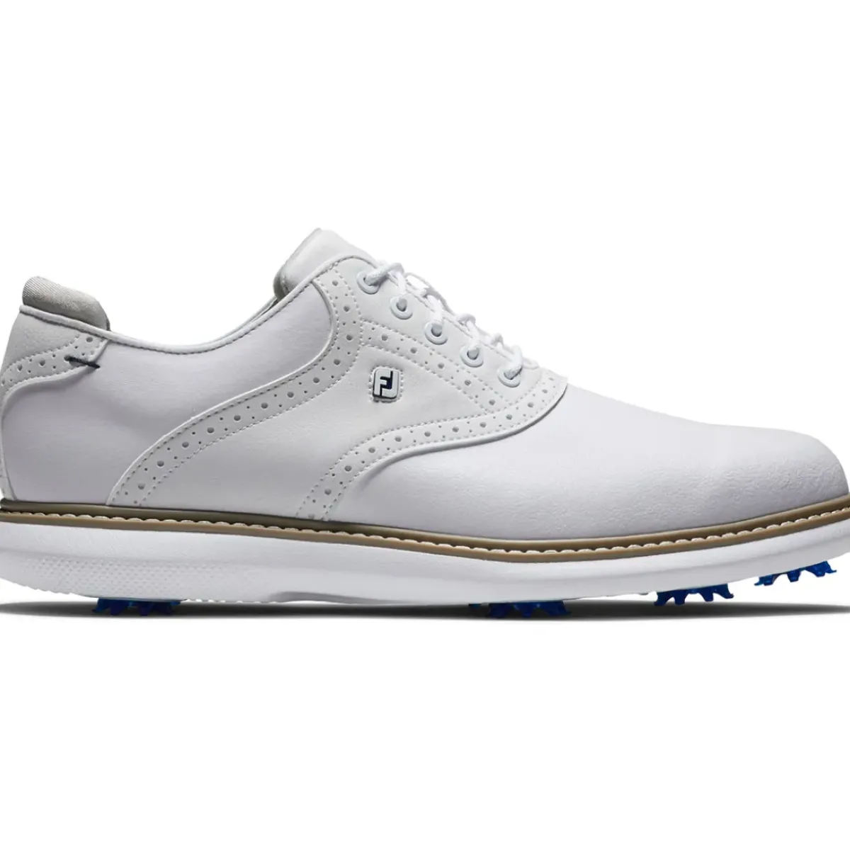 Online Men's Traditions Waterproof Spiked Golf Shoes Men's Waterproof Golf Shoes|Men's Spiked Golf Shoes