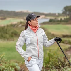 Hot Ladies Ally full Zip Waterproof Golf Jacket Ladies Waterproofs|Ladies Jackets