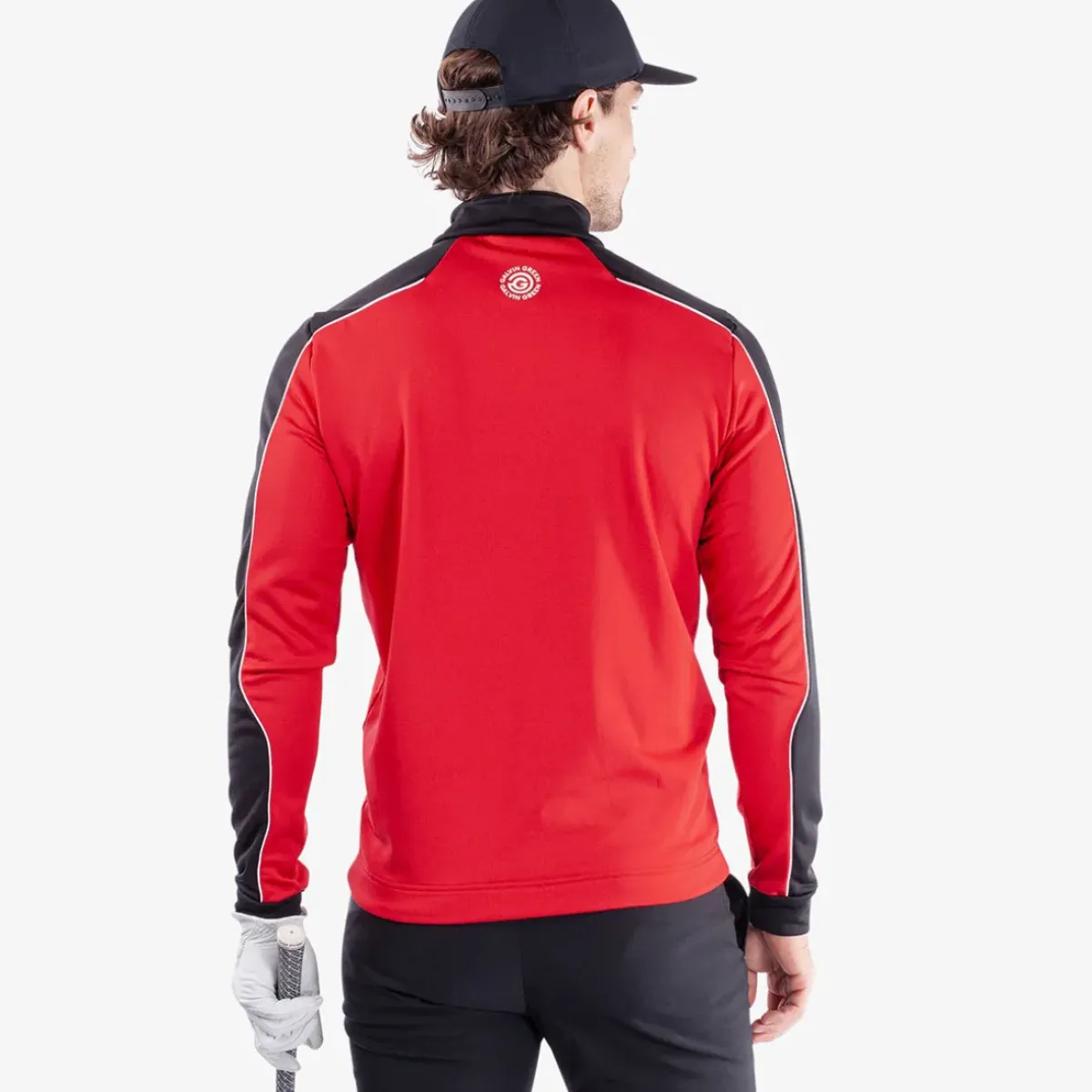 Best Men's Dave Half Zip Golf Midlayer Men's Sweaters|Men's Midlayers
