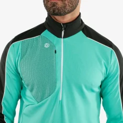 New Men's Dave Half Zip Golf Midlayer Men's Sweaters|Men's Midlayers