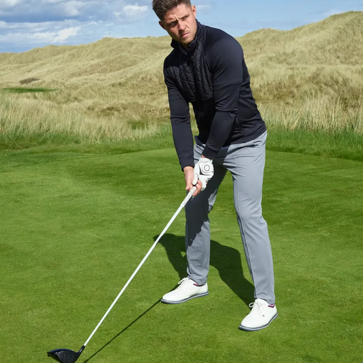 Clearance Men's Dexter Golf Midlayer Men's Sweaters|Men's Midlayers