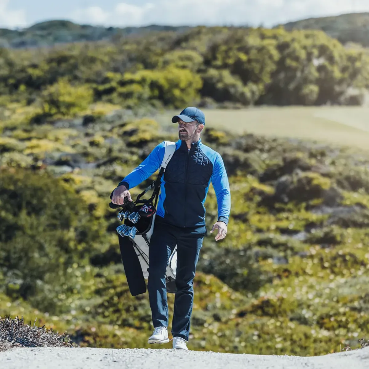 Clearance Men's Dexter Golf Midlayer Men's Sweaters|Men's Midlayers