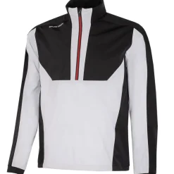 New Men's Lawrence Half Zip Golf Midlayer Men's Sweaters|Men's Midlayers