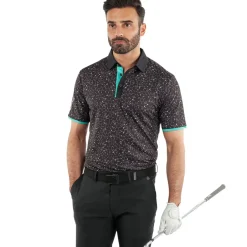 Best Men's Mannix Printed Golf Polo Shirt Men's Polo Shirts