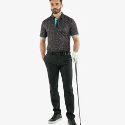 Best Men's Mannix Printed Golf Polo Shirt Men's Polo Shirts