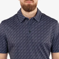 Best Men's Marcus Printed Golf Polo Shirt Men's Polo Shirts