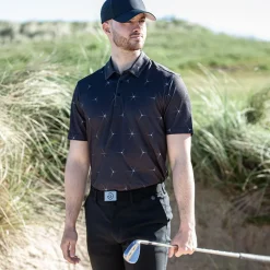 Discount Men's Milo Print Golf Polo Shirt Men's Polo Shirts