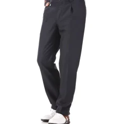 Discount Classic Microfibre Pleated Trousers Men's Trousers