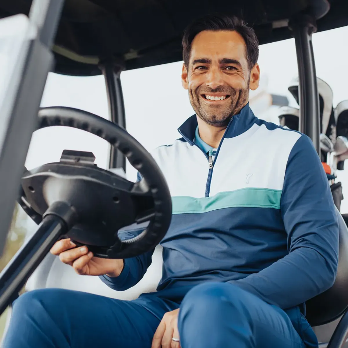 Men's Tech Golf Midlayer Men's Sweaters|Men's Midlayers