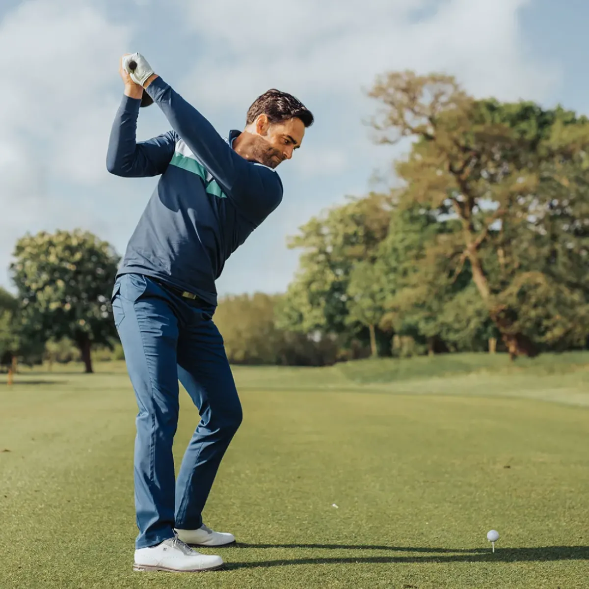 Men's Tech Golf Midlayer Men's Sweaters|Men's Midlayers