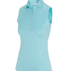 Online Ladies Freedom Pique Sleeveless Golf Polo Shirt Ladies Polo Shirts|Season Ready Collection