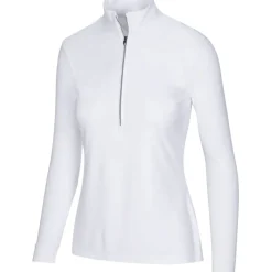 Best Ladies Half Zip Mock Golf Midlayer Ladies Midlayers|Men's Midlayers