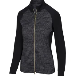 Outlet Ladies Herringbone Golf Jacket Ladies Jackets|Ladies Midlayers