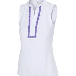 Outlet Ladies Mira Sleeveless Golf Polo Shirt Ladies Polo Shirts