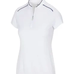 Hot Ladies Scallop Collar Golf Polo Shirt Ladies Polo Shirts|Season Ready Collection