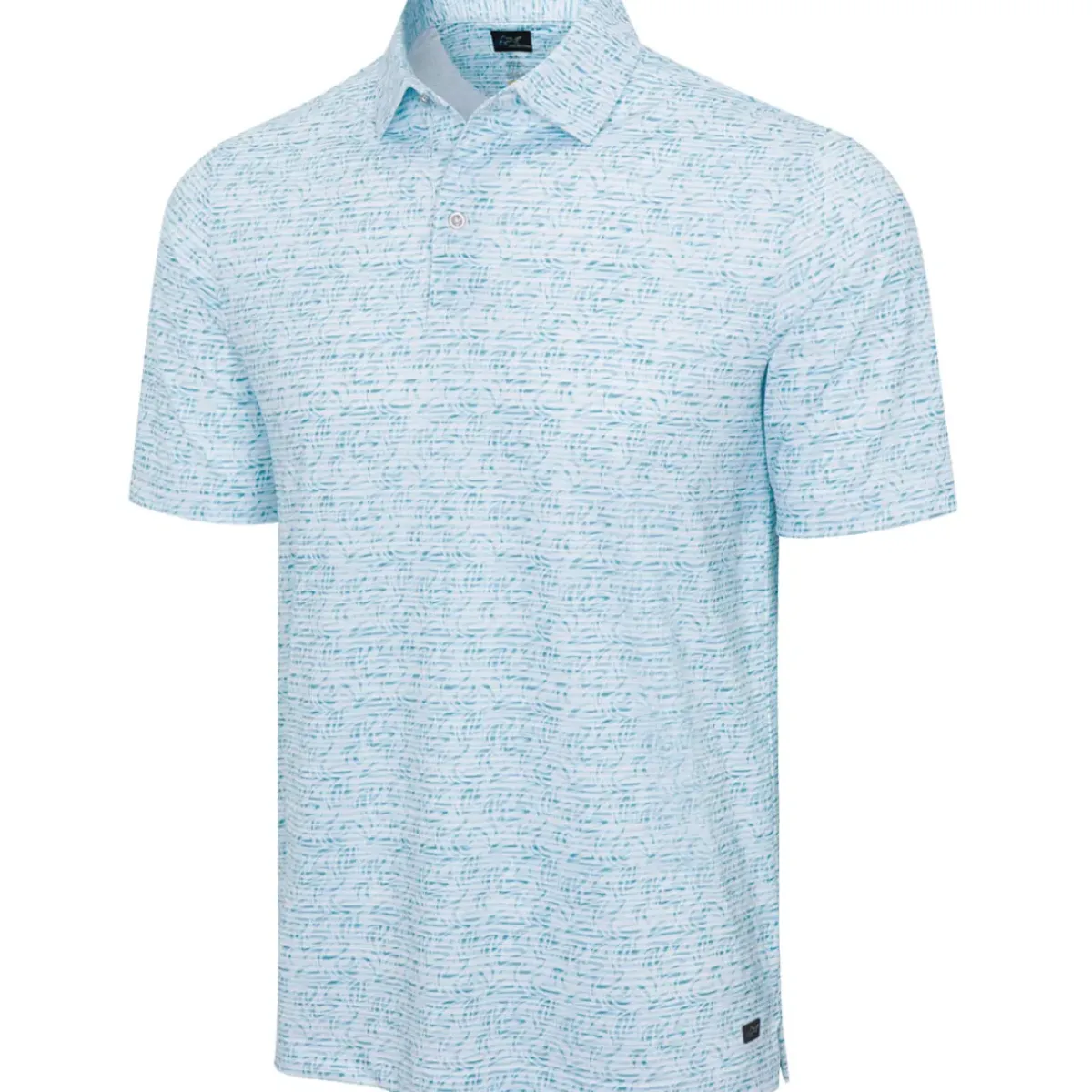 Discount Men's Graffiti Fin Stripe ML75 Stretch Golf Polo Shirt Men's Polo Shirts|Season Ready Collection