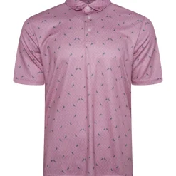 Clearance Men's Love Birds Print Golf Polo Shirt Men's Polo Shirts