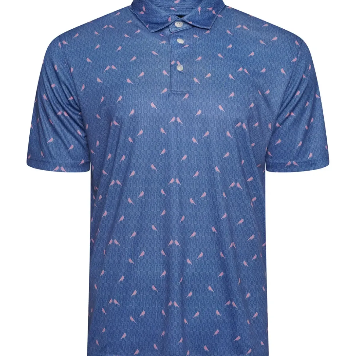Sale Men's Love Birds Print Golf Polo Shirt Men's Polo Shirts