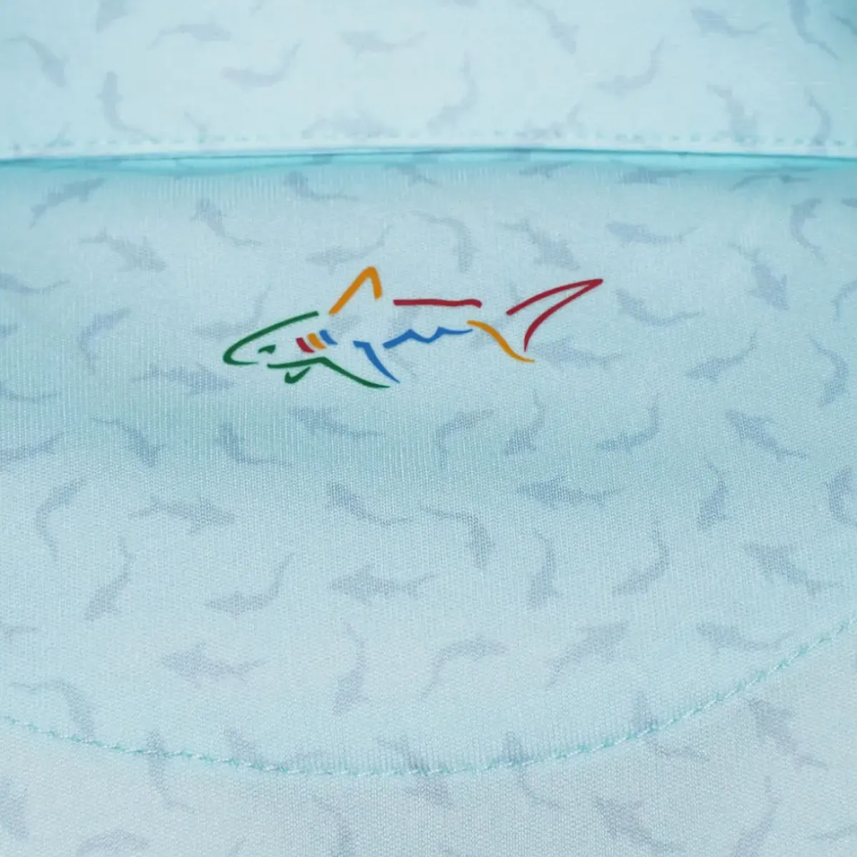 New Men's Mini Shark Print Golf Polo Shirt Men's Polo Shirts|Season Ready Collection