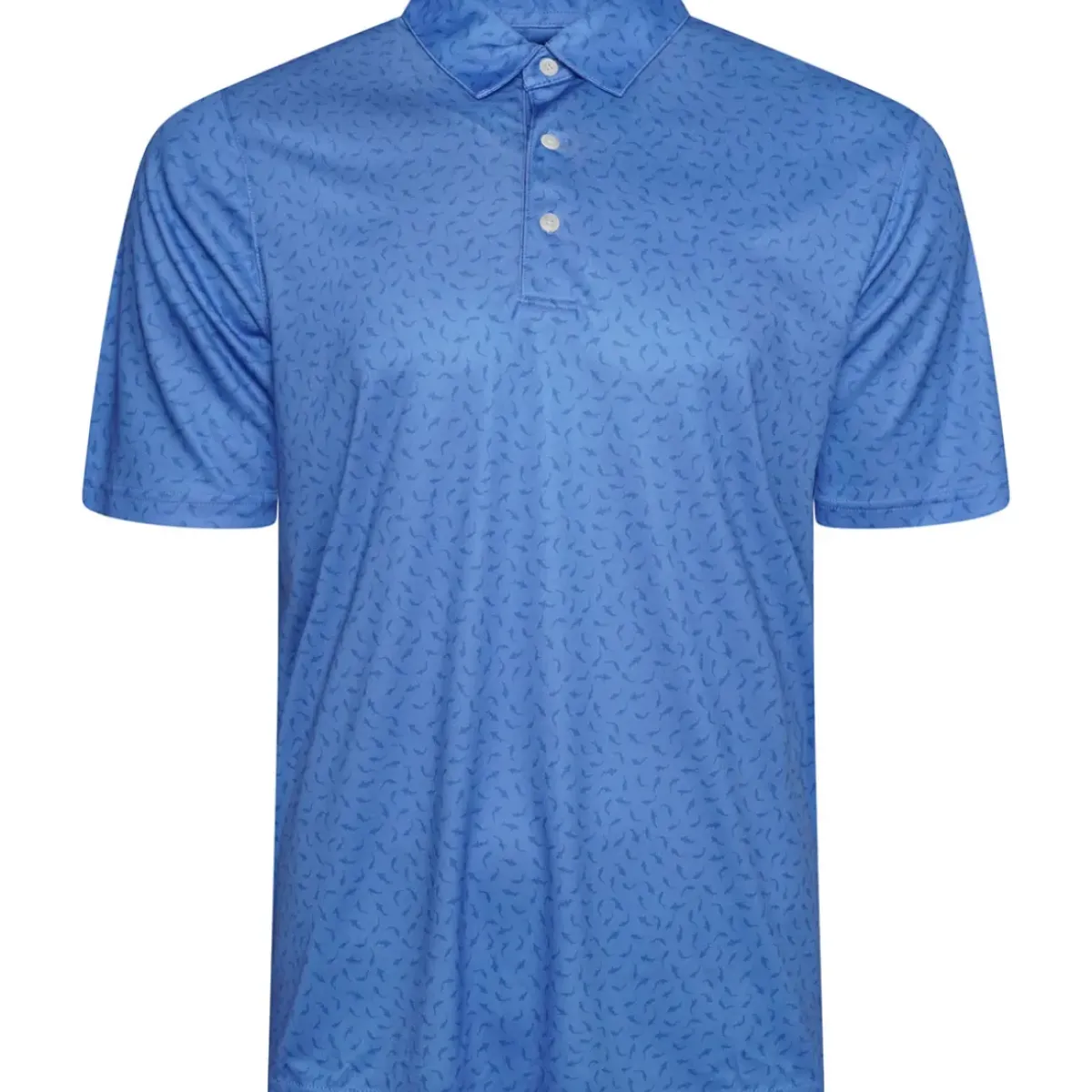 New Men's Mini Shark Print Golf Polo Shirt Men's Polo Shirts|Season Ready Collection