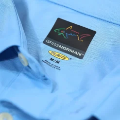 Sale Men's Neck Logo Stretch Golf Polo Shirt Men's Polo Shirts|Season Ready Collection