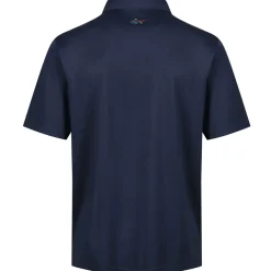 Outlet Men's Neck Logo Stretch Golf Polo Shirt Men's Polo Shirts|Season Ready Collection