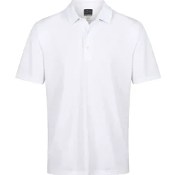 Outlet Men's Neck Logo Stretch Golf Polo Shirt Men's Polo Shirts|Season Ready Collection