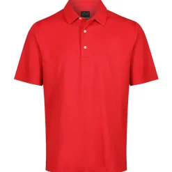 New Men's Neck Logo Stretch Golf Polo Shirt Men's Polo Shirts|Season Ready Collection