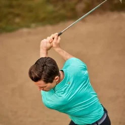 Hot Men's Tonal Golf Polo Shirt Men's Polo Shirts