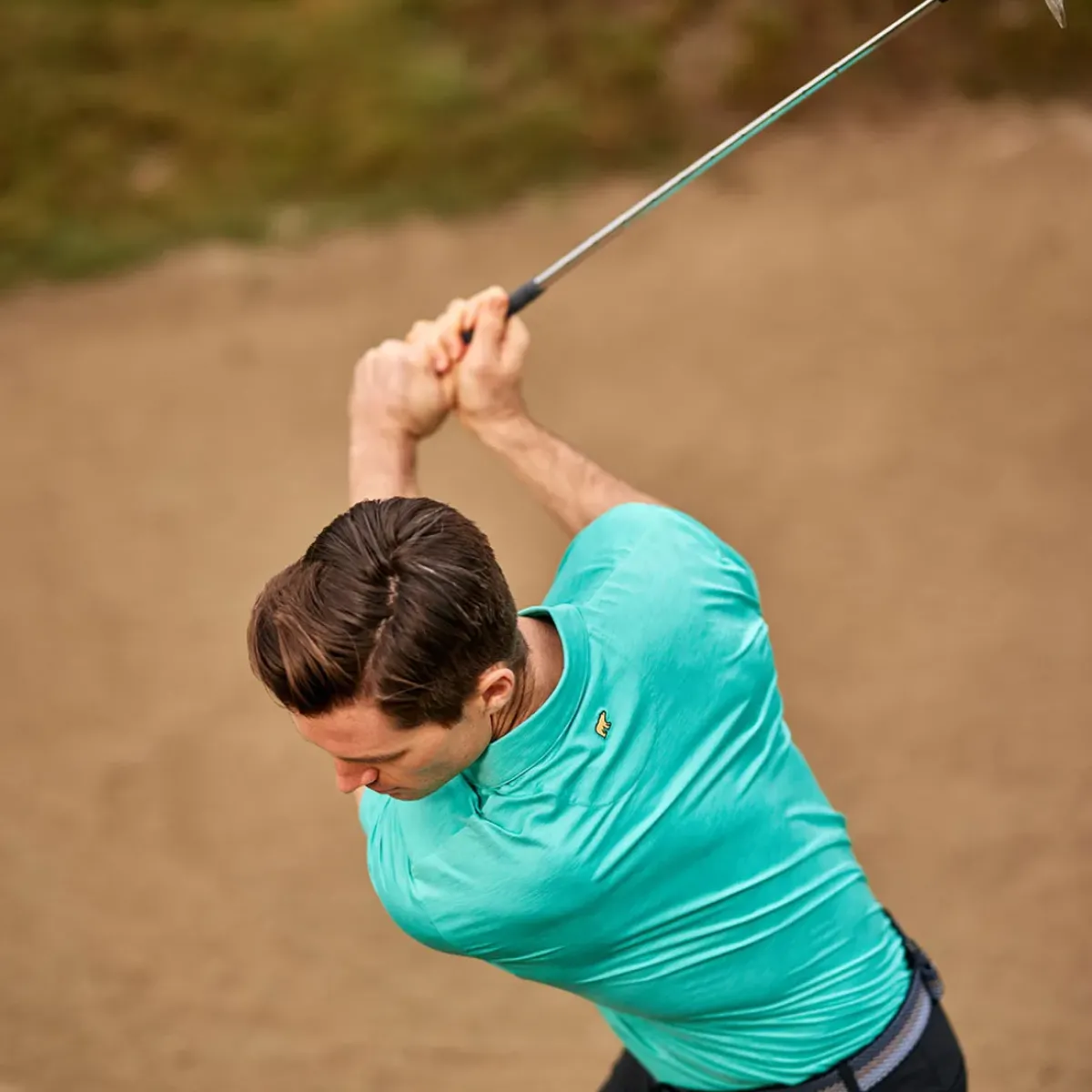 Hot Men's Tonal Golf Polo Shirt Men's Polo Shirts