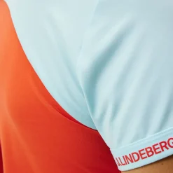 Best J.Lindeberg Ladies Makena Golf Polo Shirt Ladies Polo Shirts