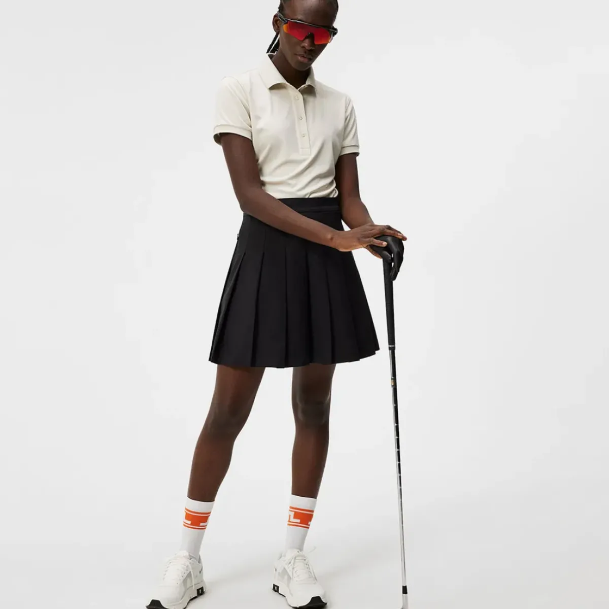 Outlet J.Lindeberg Ladies Tour Tech Golf Polo Shirt Ladies Polo Shirts