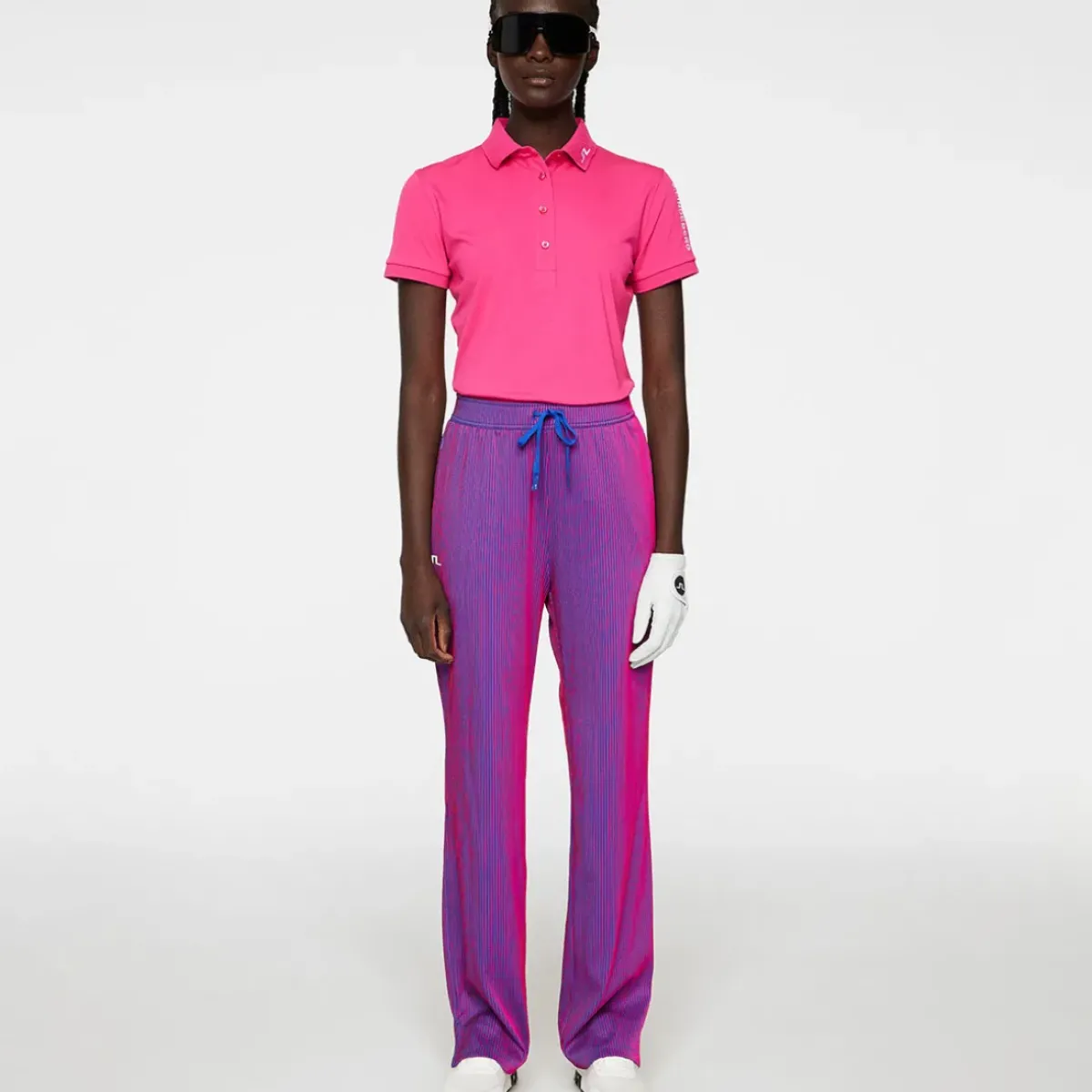 Discount J.Lindeberg Ladies Tour Tech Golf Polo Shirt Ladies Polo Shirts