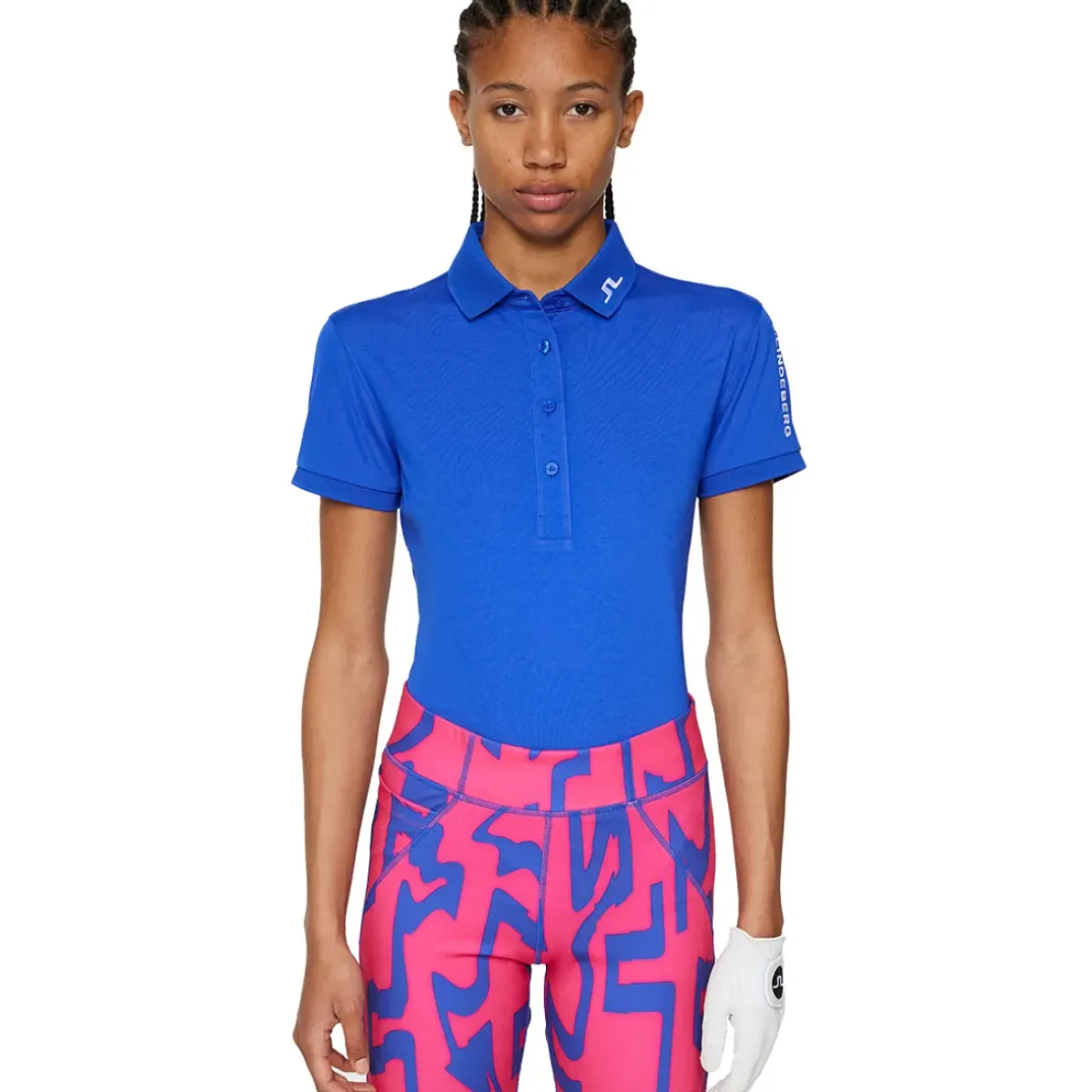 Discount J.Lindeberg Ladies Tour Tech Golf Polo Shirt Ladies Polo Shirts