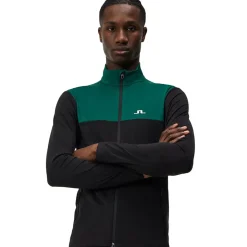 J.Lindeberg Men's Banks Full Zip Golf Midlayer Men's Sweaters|Men's Midlayers