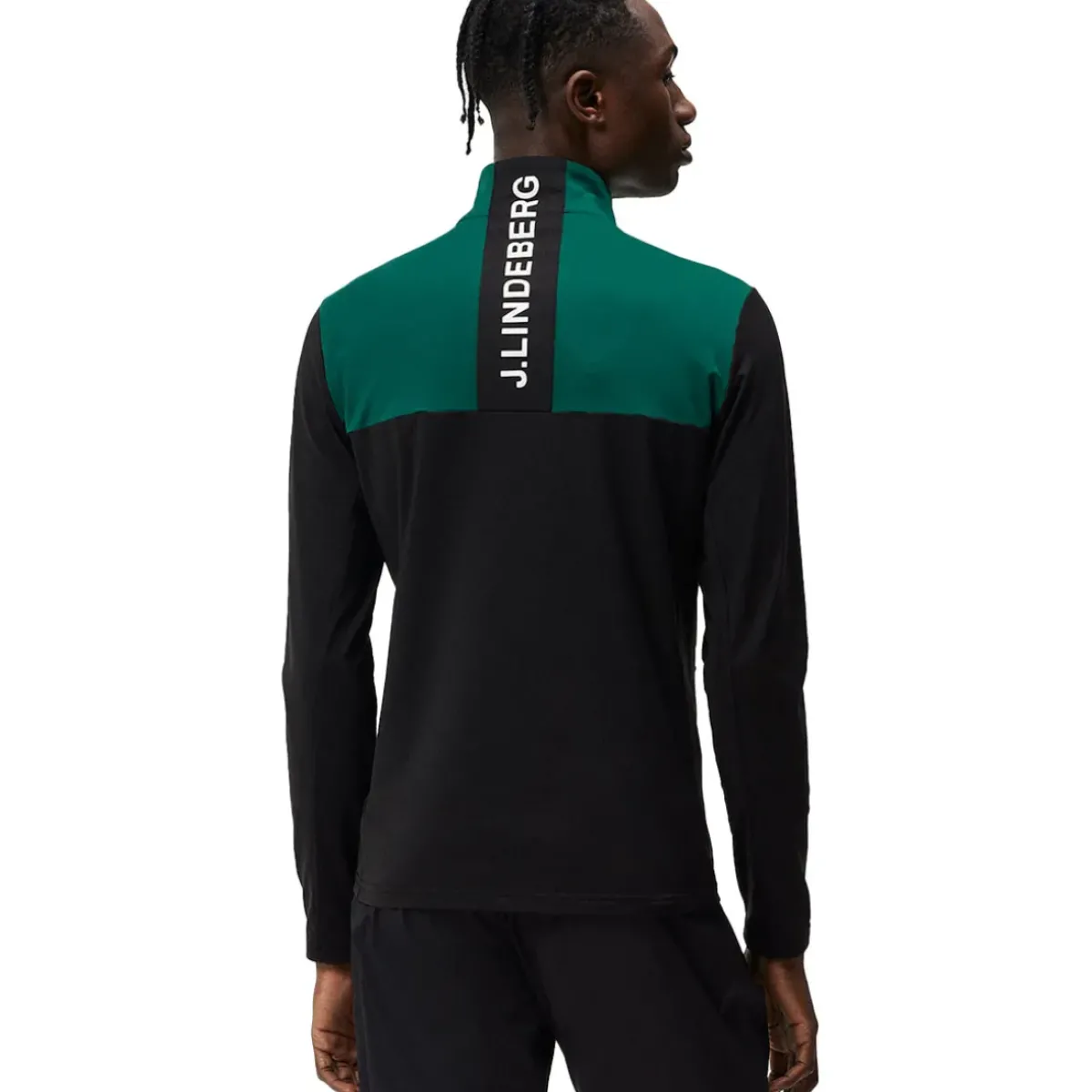 J.Lindeberg Men's Banks Full Zip Golf Midlayer Men's Sweaters|Men's Midlayers
