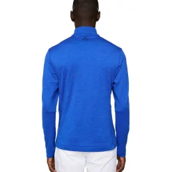Clearance J.Lindeberg Men's Destry Melange Quarter Zip Golf Mid Layer Men's Sweaters|Men's Midlayers