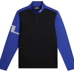 Best J.Lindeberg Men's Heath Strike Quarter Zip Mid layer Men's Sweaters|Men's Midlayers