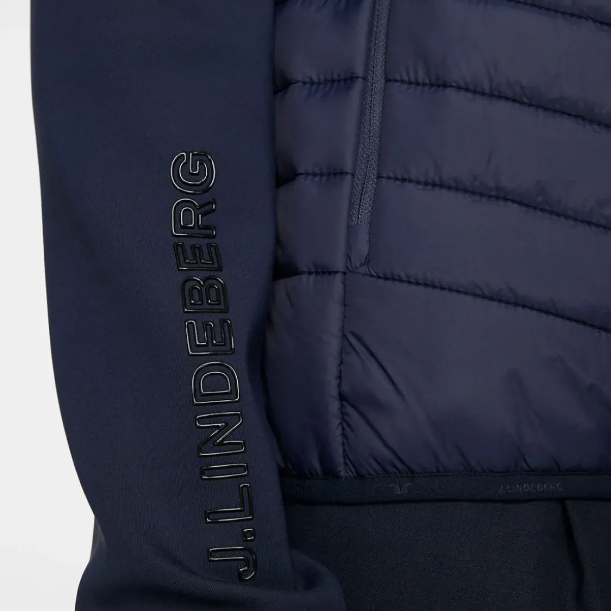 J.Lindeberg Men's Holden Quilted Hybrid Golf Jacket Men's Sweaters|Men's Jackets