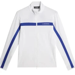 New J.Lindeberg Men's Jarvis Stripe Golf Mid Layer Men's Sweaters|Men's Midlayers