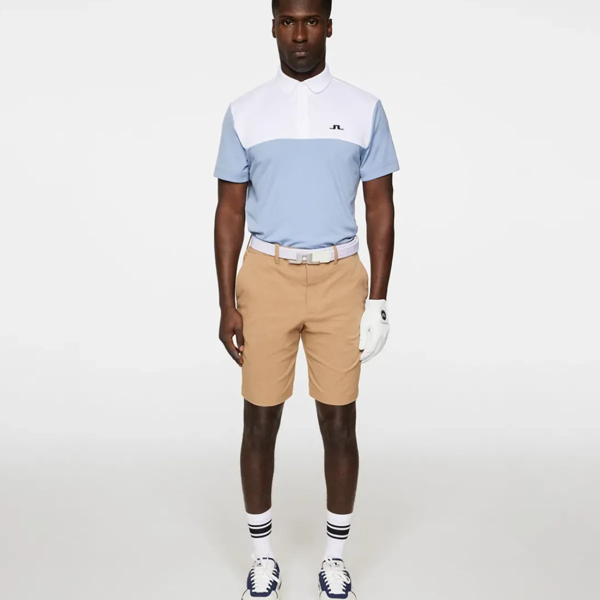 Clearance J.Lindeberg Men's Keenan Colorblock Golf Polo Shirt Men's Polo Shirts