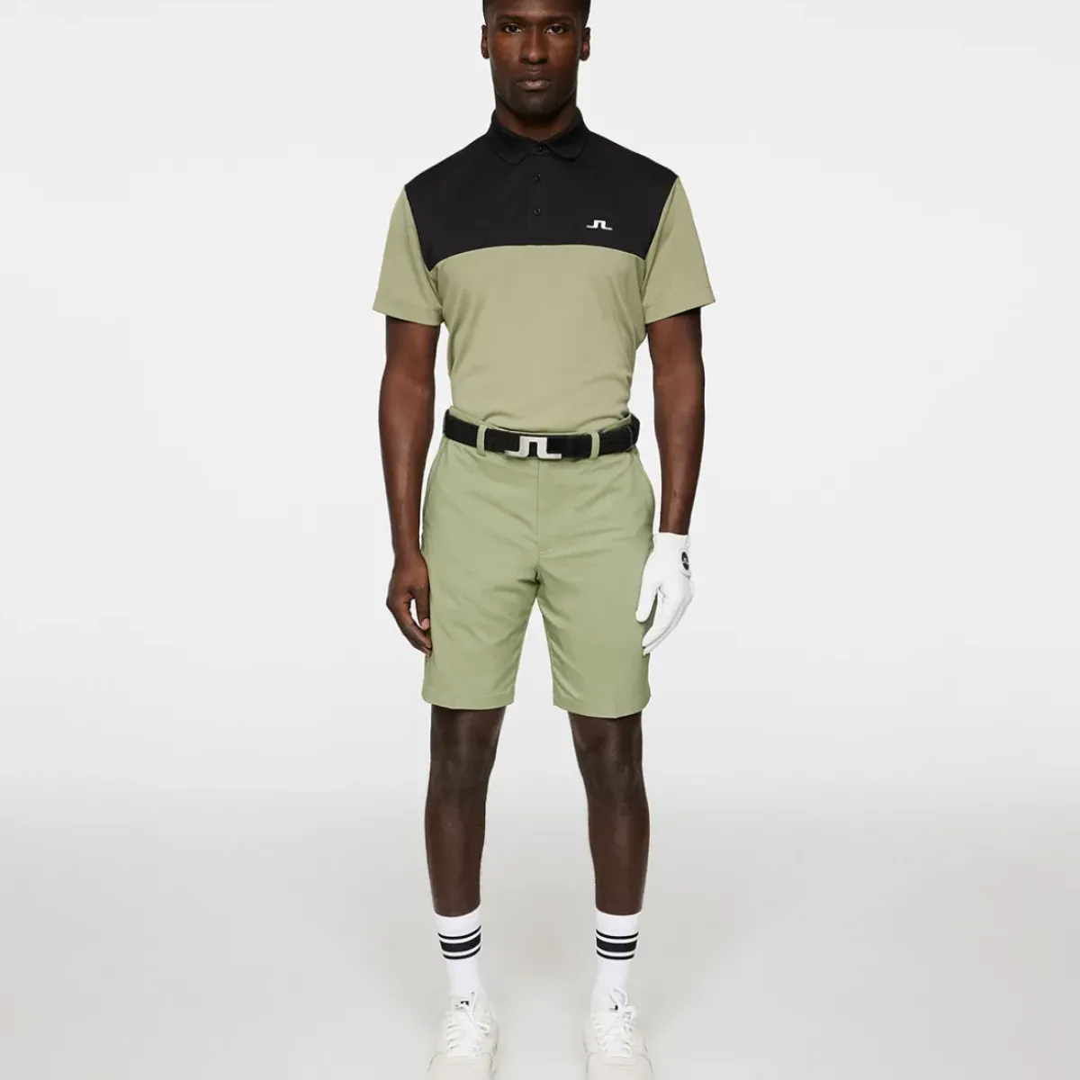 Clearance J.Lindeberg Men's Keenan Colorblock Golf Polo Shirt Men's Polo Shirts