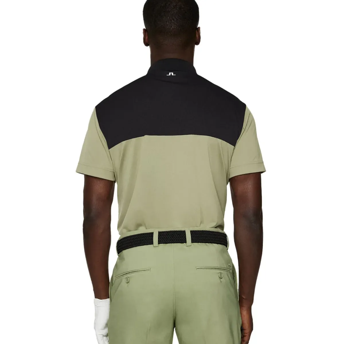 New J.Lindeberg Men's Keenan Colorblock Golf Polo Shirt Men's Polo Shirts