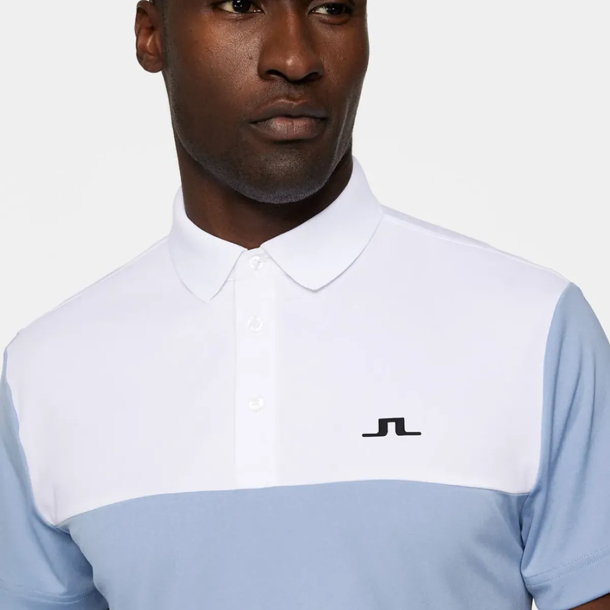 New J.Lindeberg Men's Keenan Colorblock Golf Polo Shirt Men's Polo Shirts