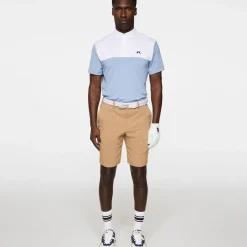 New J.Lindeberg Men's Keenan Colorblock Golf Polo Shirt Men's Polo Shirts