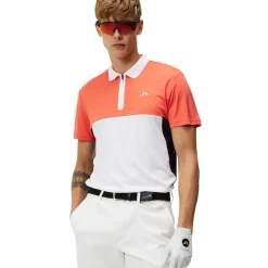 New J.Lindeberg Men's Kohen Golf Polo Shirt Men's Polo Shirts