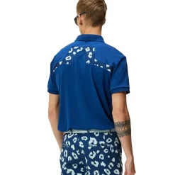 J.Lindeberg Men's KV Reg Fit Print Golf Polo Shirt Men's Polo Shirts