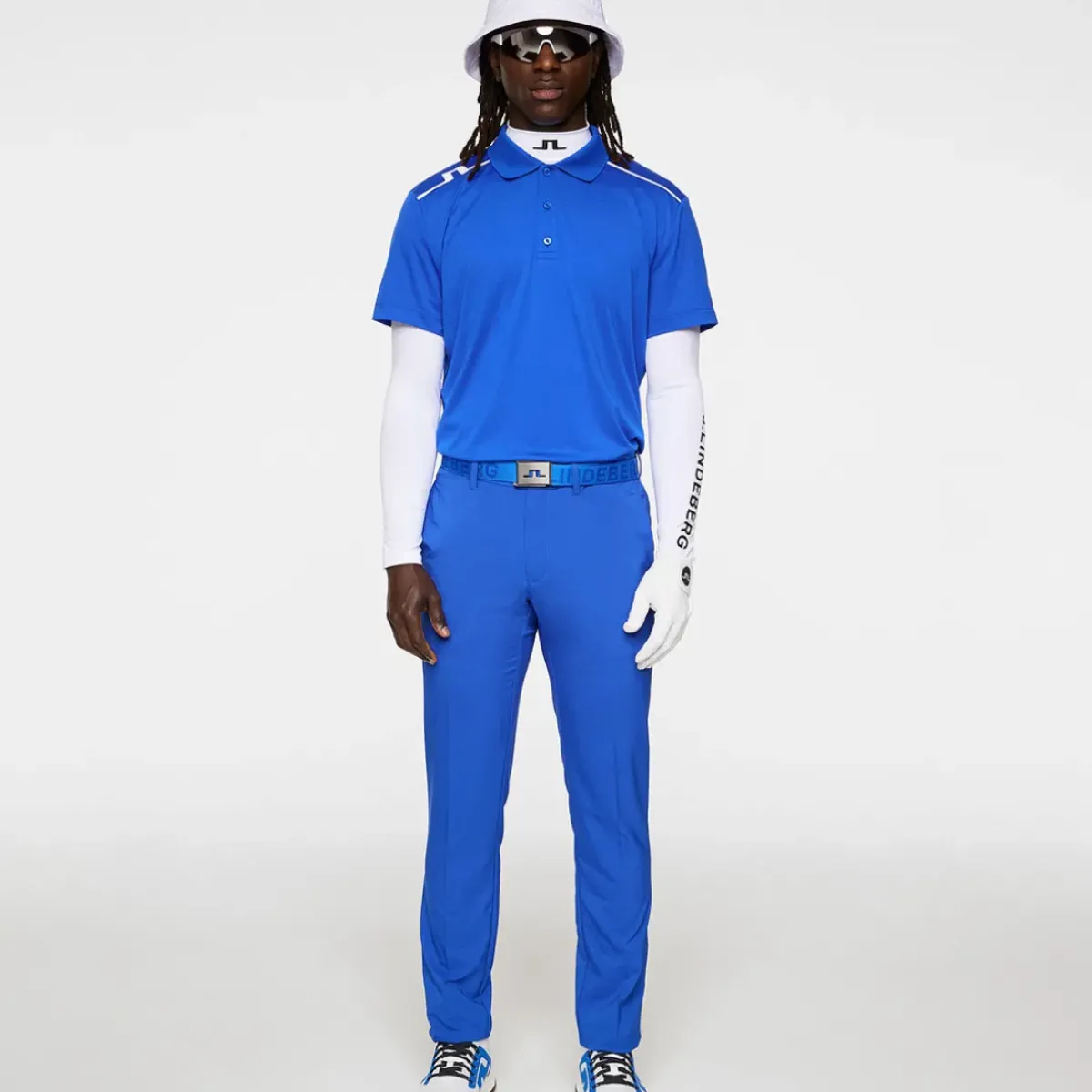 Outlet J.Lindeberg Men's Lionel Shoulder Golf Polo Shirt Men's Polo Shirts