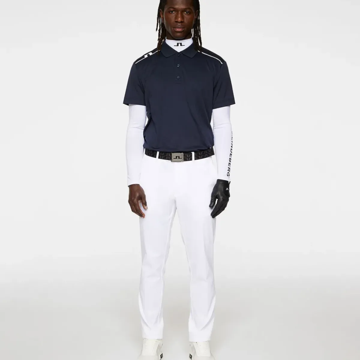 Outlet J.Lindeberg Men's Lionel Shoulder Golf Polo Shirt Men's Polo Shirts